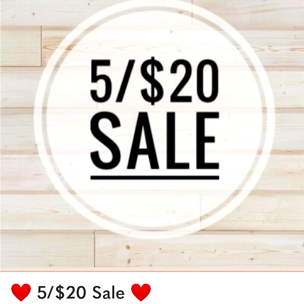 5/$20 Items Bundle!!